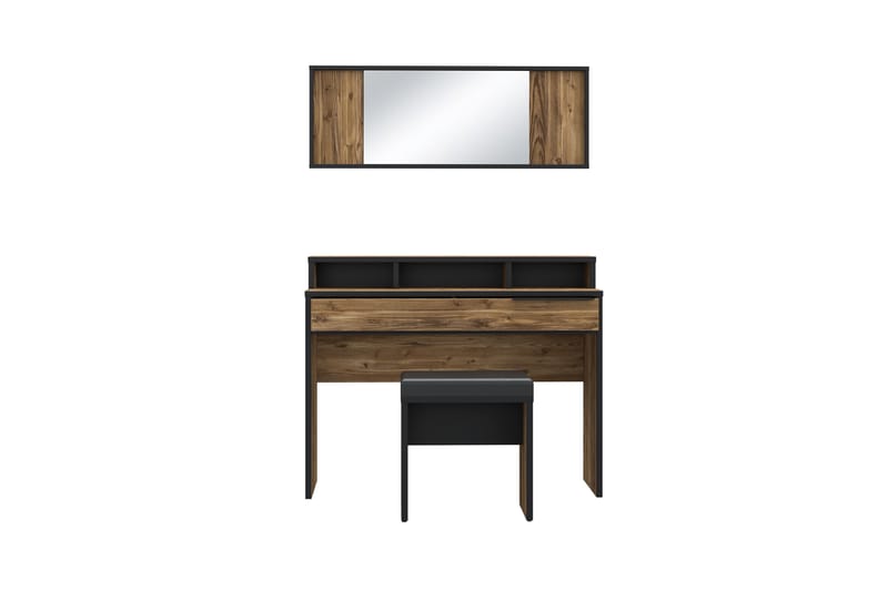 TULUCESTI Sideboard 43x190 cm Brun/Svart - Möbler - Bord