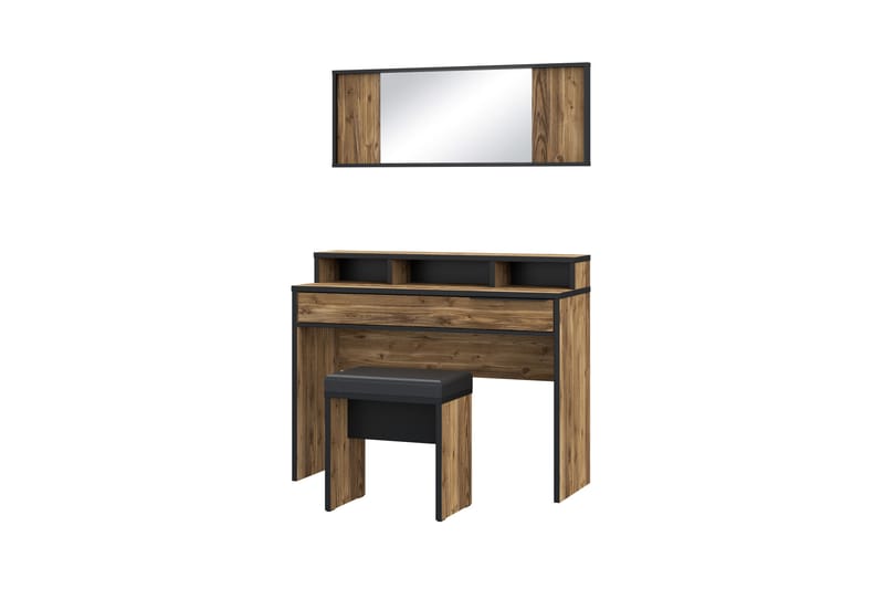 TULUCESTI Sideboard 43x190 cm Brun/Svart - Möbler - Bord