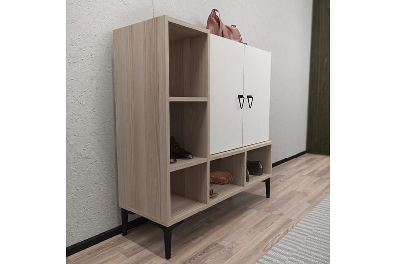 UKHAND Konsollbord 100x100 cm Vit - Möbler - Bord