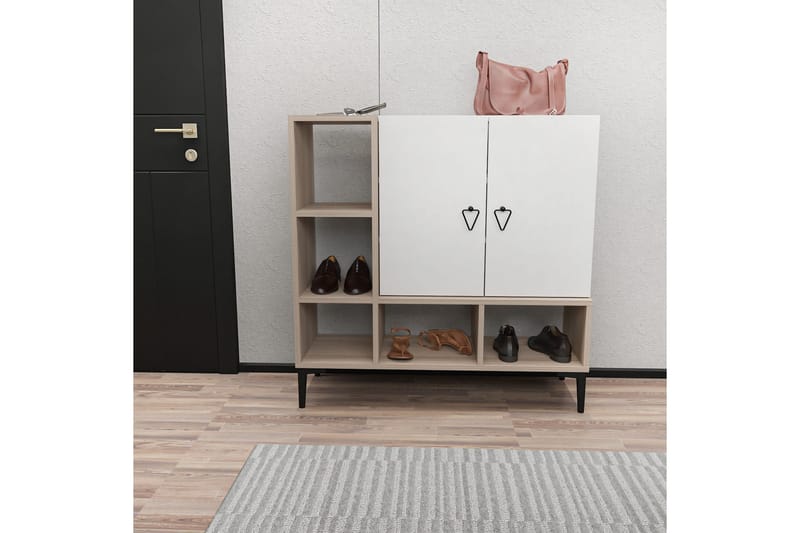 UKHAND Konsollbord 100x100 cm Vit - Möbler - Bord