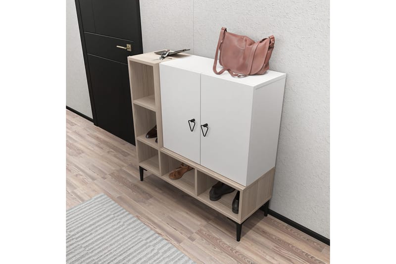 UKHAND Konsollbord 100x100 cm Vit - Möbler - Bord