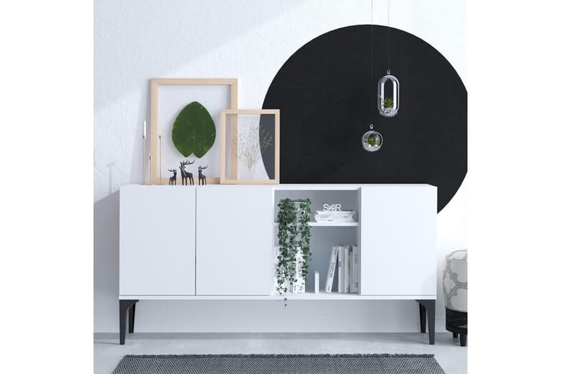 UKHAND Konsollbord 120x80 cm Vit - Möbler - Bord