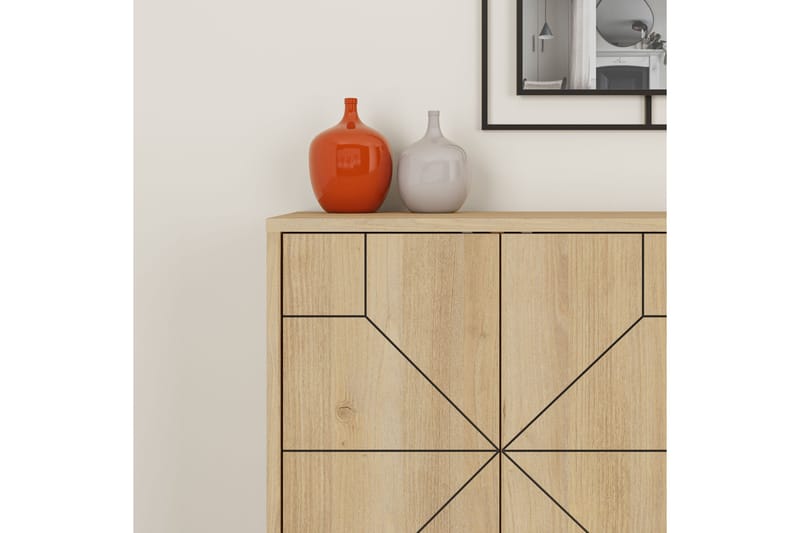 UKHAND Konsollbord 123x62,4 cm Brun - Möbler - Bord