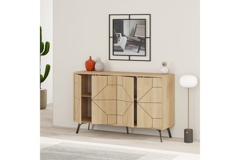 UKHAND Konsollbord 123x62,4 cm Brun - Möbler - Bord