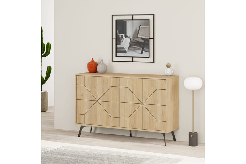 UKHAND Konsollbord 123x62,4 cm Brun - Möbler - Bord