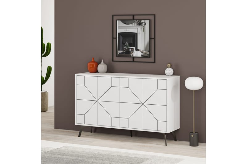 UKHAND Konsollbord 123x62,4 cm Vit - Möbler - Bord