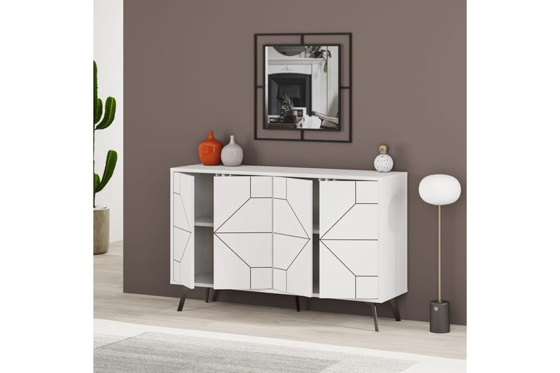UKHAND Konsollbord 123x62,4 cm Vit - Möbler - Bord