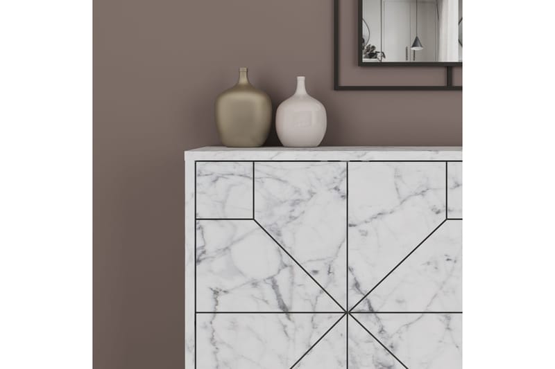 UKHAND Konsollbord 123x62,4 cm Vit - Möbler - Bord