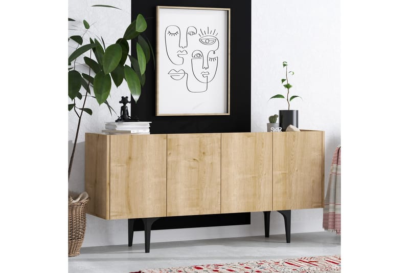 UKHAND Konsollbord 150x75 cm Blå - Möbler - Bord