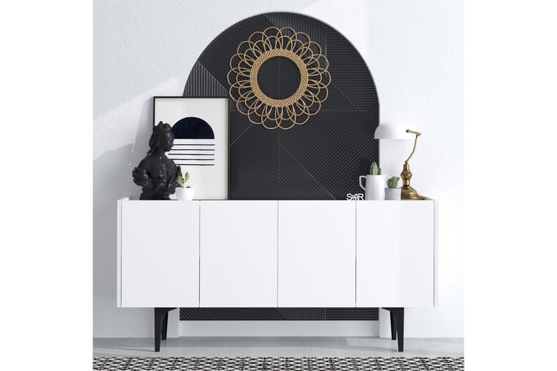 UKHAND Konsollbord 150x75 cm Vit - Möbler - Bord