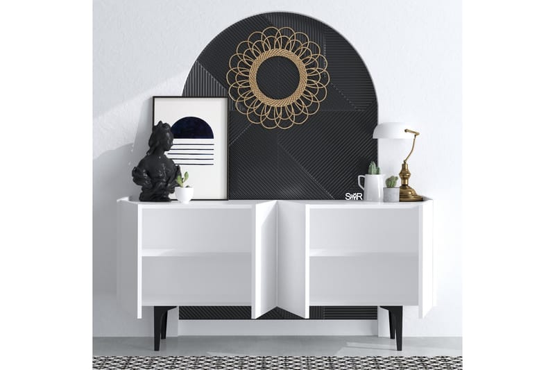 UKHAND Konsollbord 150x75 cm Vit - Möbler - Bord