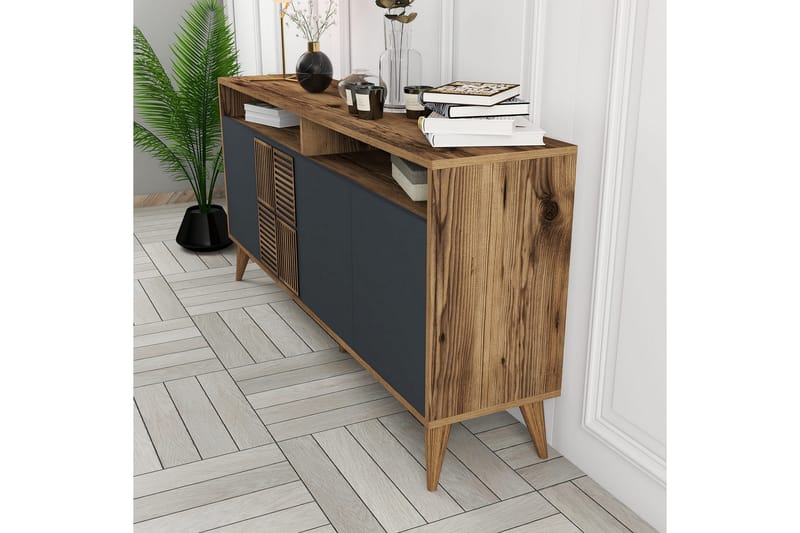 UKHAND Konsollbord 160x78 cm Brun - Möbler - Bord
