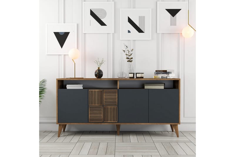 UKHAND Konsollbord 160x78 cm Brun - Möbler - Bord