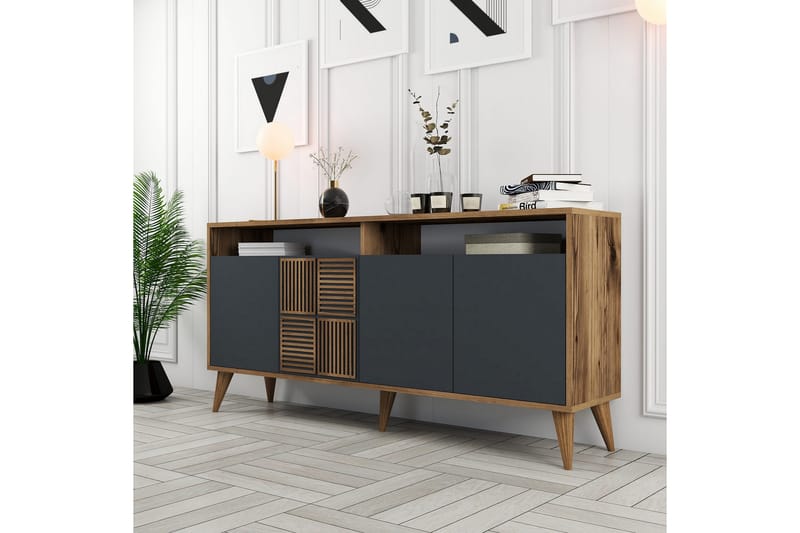 UKHAND Konsollbord 160x78 cm Brun - Möbler - Bord