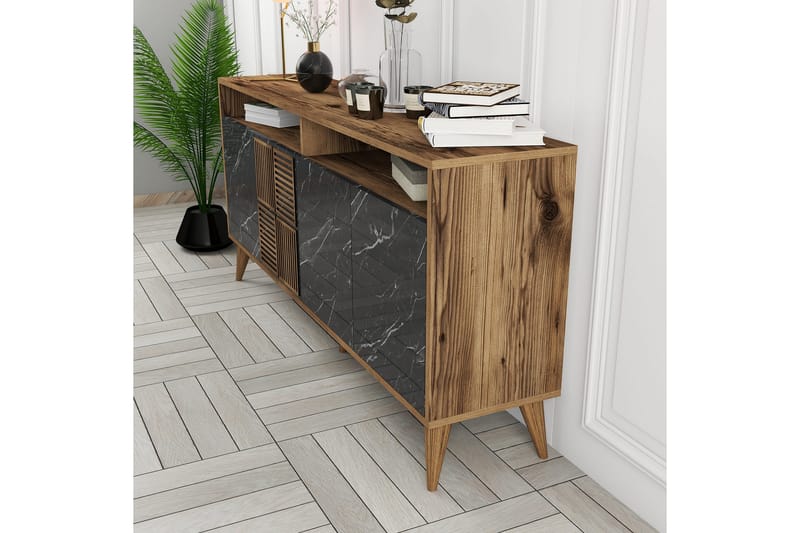 UKHAND Konsollbord 160x78 cm Brun - Möbler - Bord