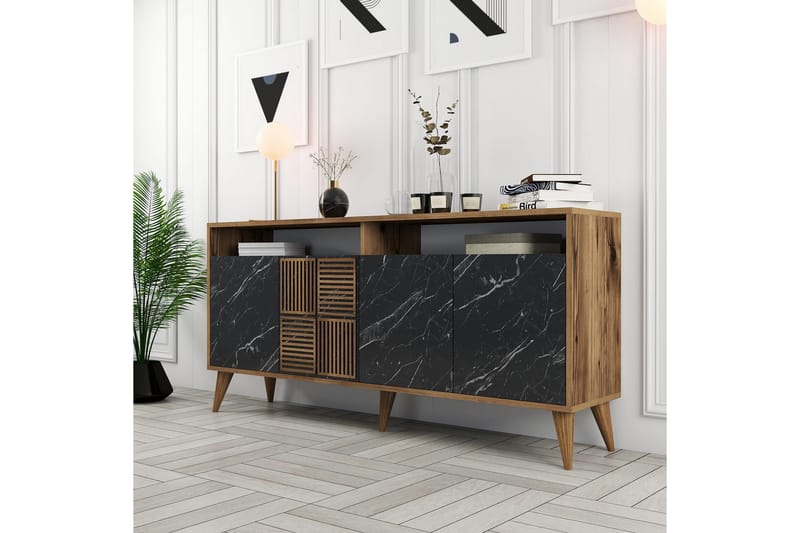 UKHAND Konsollbord 160x78 cm Brun - Möbler - Bord