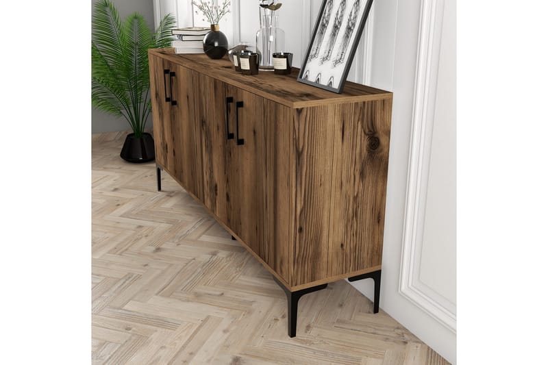 UKHAND Konsollbord 160x78 cm Brun - Möbler - Bord