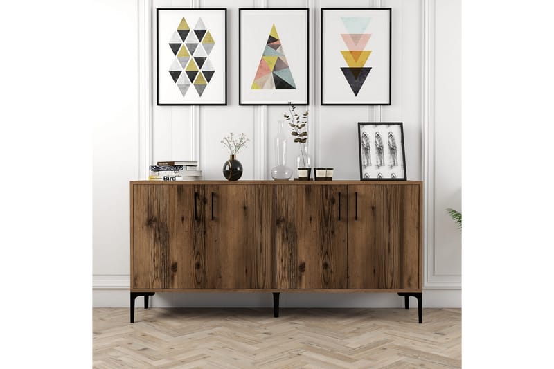UKHAND Konsollbord 160x78 cm Brun - Möbler - Bord