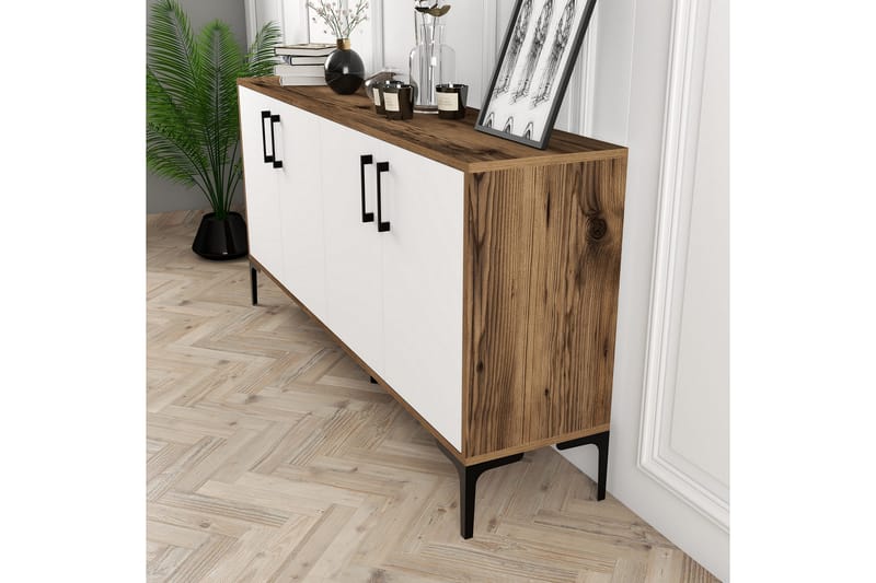 UKHAND Konsollbord 160x78 cm Brun - Möbler - Bord