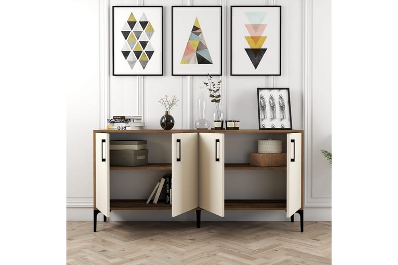 UKHAND Konsollbord 160x78 cm Brun - Möbler - Bord