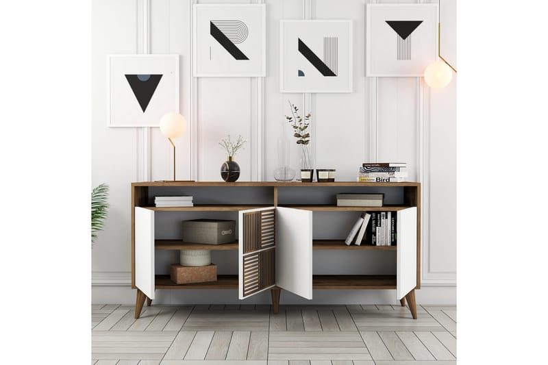UKHAND Konsollbord 160x78 cm Brun - Möbler - Bord