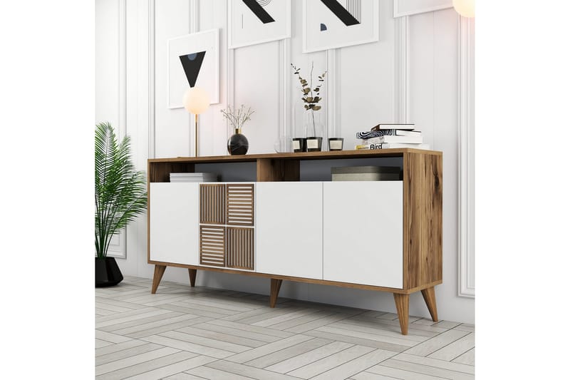 UKHAND Konsollbord 160x78 cm Brun - Möbler - Bord