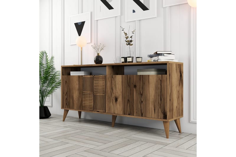 UKHAND Konsollbord 160x78 cm Brun - Möbler - Bord