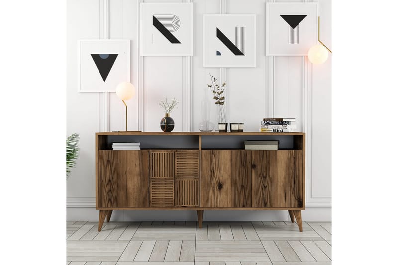 UKHAND Konsollbord 160x78 cm Brun - Möbler - Bord