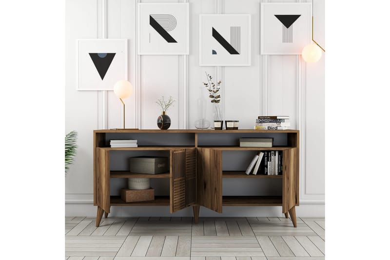 UKHAND Konsollbord 160x78 cm Brun - Möbler - Bord