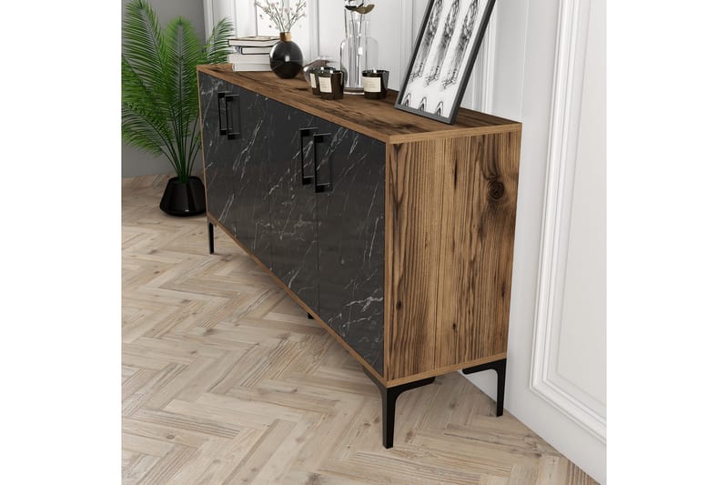UKHAND Konsollbord 160x78 cm Brun - Möbler - Bord