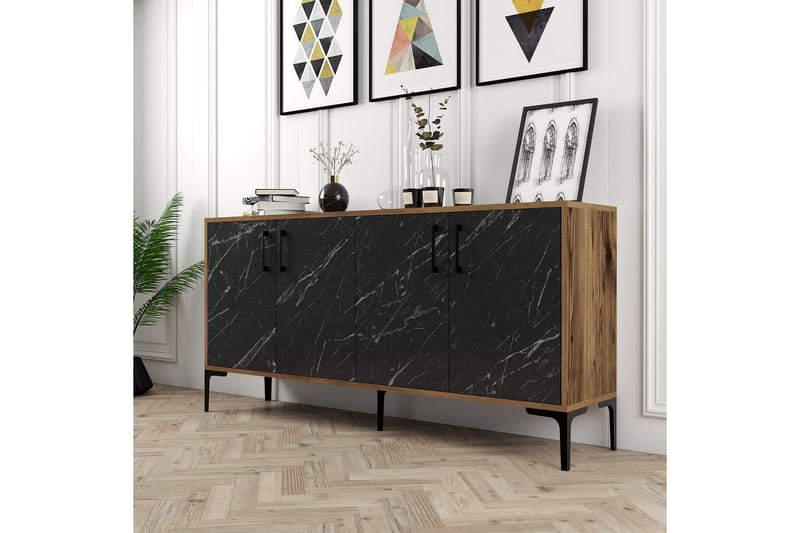 UKHAND Konsollbord 160x78 cm Brun - Möbler - Bord