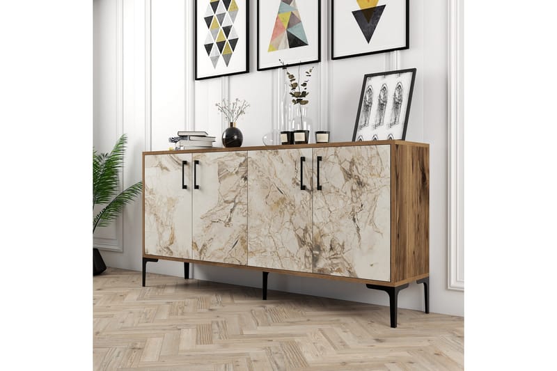 UKHAND Konsollbord 160x78 cm Brun - Möbler - Bord