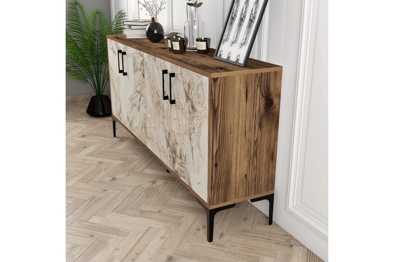 UKHAND Konsollbord 160x78 cm Brun - Möbler - Bord