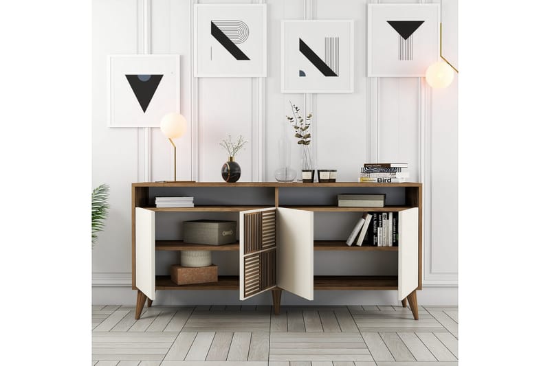 UKHAND Konsollbord 160x78 cm Brun - Möbler - Bord