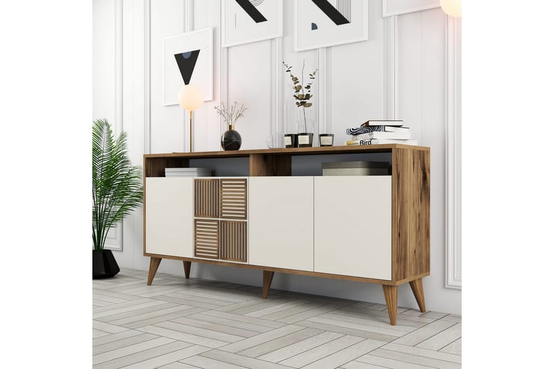 UKHAND Konsollbord 160x78 cm Brun - Möbler - Bord