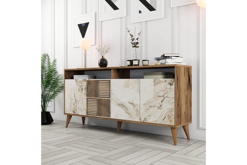 UKHAND Konsollbord 160x78 cm Brun - Möbler - Bord