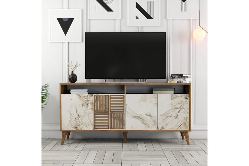 UKHAND Konsollbord 160x78 cm Brun - Möbler - Bord