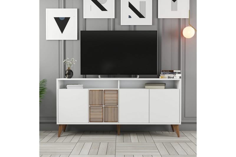 UKHAND Konsollbord 160x78 cm Vit - Möbler - Bord