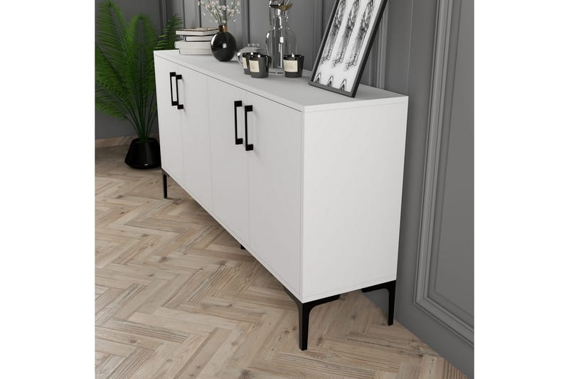UKHAND Konsollbord 160x78 cm Vit - Möbler - Bord