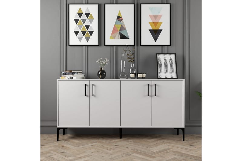 UKHAND Konsollbord 160x78 cm Vit - Möbler - Bord