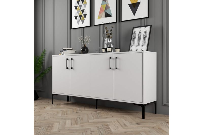 UKHAND Konsollbord 160x78 cm Vit - Möbler - Bord