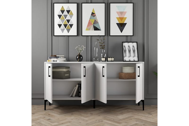 UKHAND Konsollbord 160x78 cm Vit - Möbler - Bord
