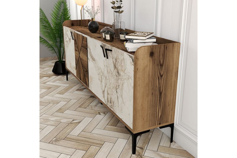 UKHAND Konsollbord 180x78 cm Brun - Möbler - Bord