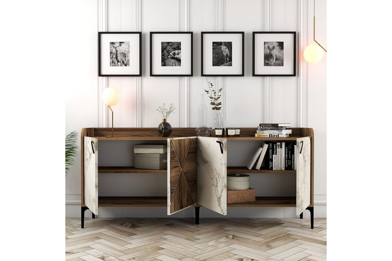UKHAND Konsollbord 180x78 cm Brun - Möbler - Bord