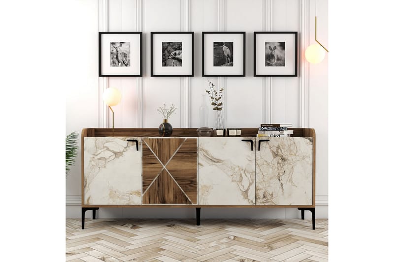 UKHAND Konsollbord 180x78 cm Brun - Möbler - Bord