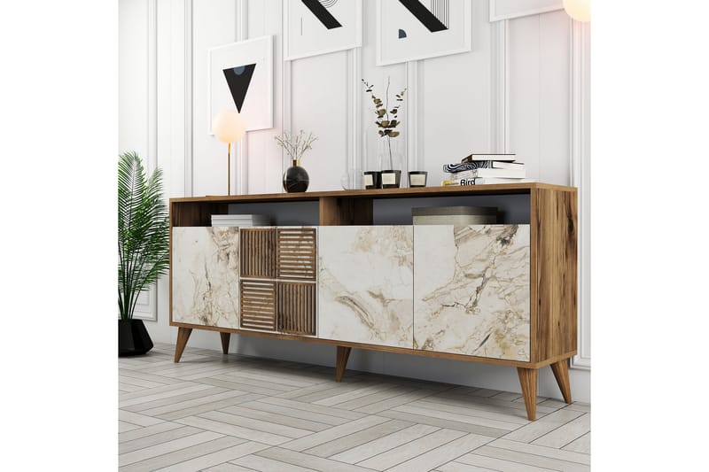 UKHAND Konsollbord 180x78,6 cm Brun - Möbler - Bord
