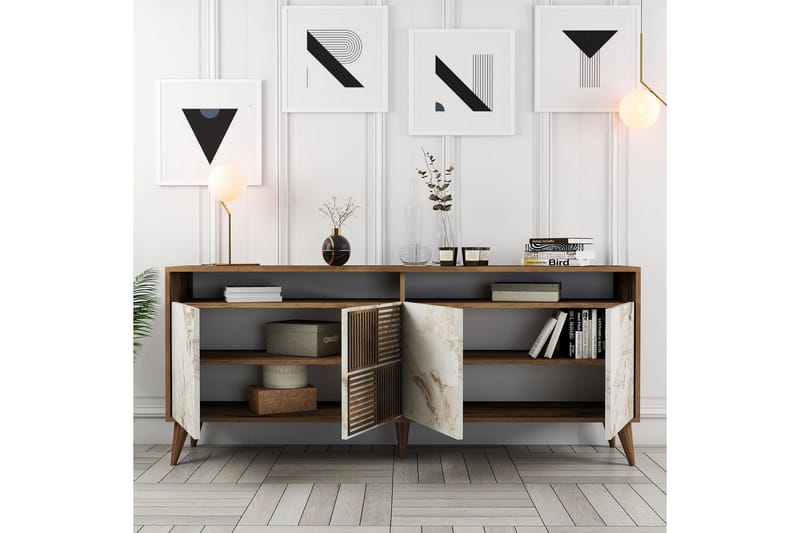 UKHAND Konsollbord 180x78,6 cm Brun - Möbler - Bord