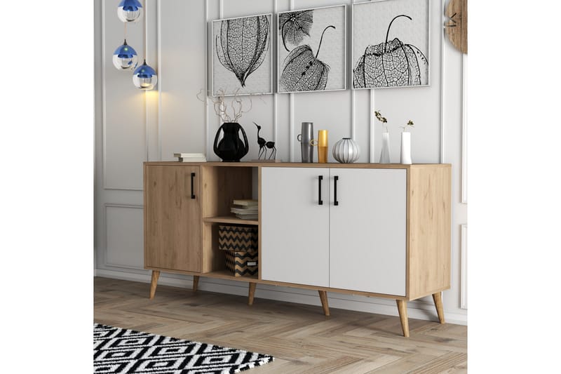 UKHAND Konsollbord 180x80 cm Brun - Möbler - Bord