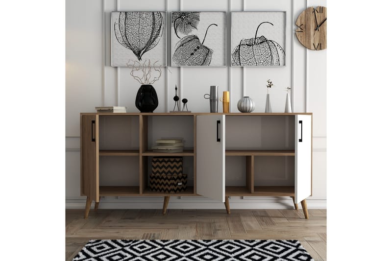 UKHAND Konsollbord 180x80 cm Brun - Möbler - Bord