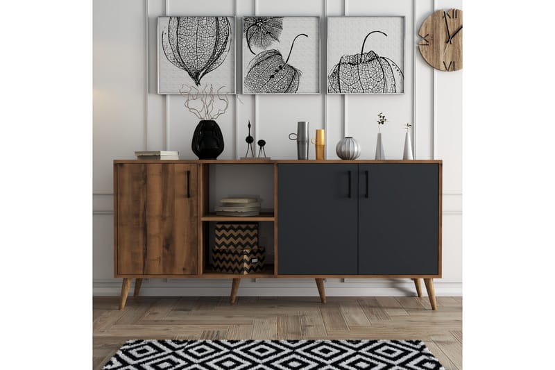 UKHAND Konsollbord 180x80 cm Brun - Möbler - Bord